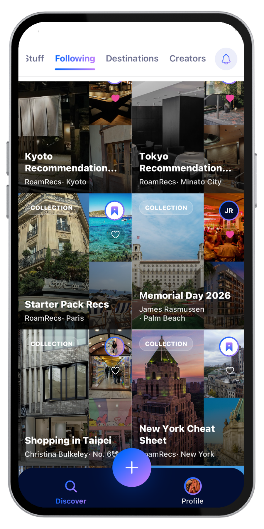 Discover feature