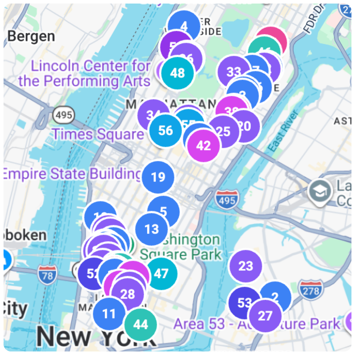 Plan and share your trip from saved recommendations