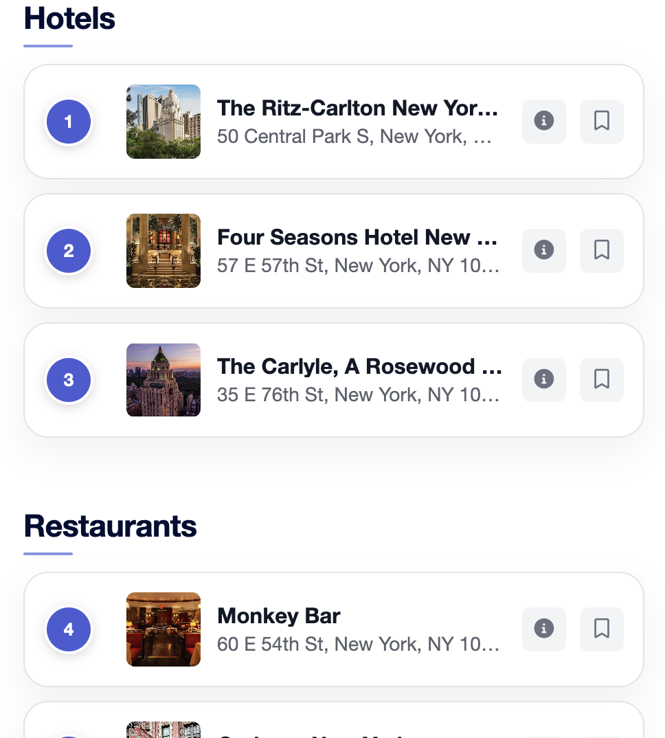 Plan and share preview