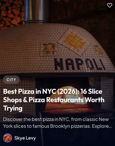RoamRecs guide: Best Pizza in NYC (2026): 16 Slice Shops & Pizza Restaurants Worth Trying