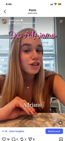 An example RoamRecs short-form video spotlighting a single NYC restaurant